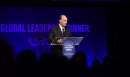 His Highness the Aga Khan speaking at the 2017 United Nations Global Leadership Dinner. Diane Bondareff / UN Foundation  2017-10